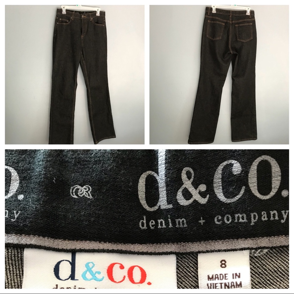 3/$25 Denim and company straight leg high waisted